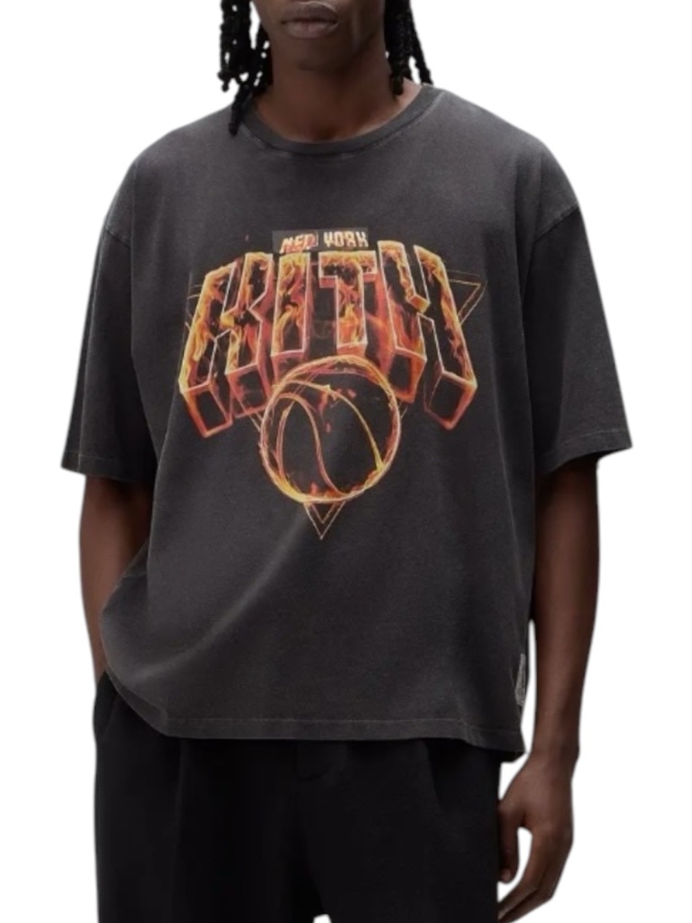 Kith New York Knicks Fire Logo Graphic Tee
